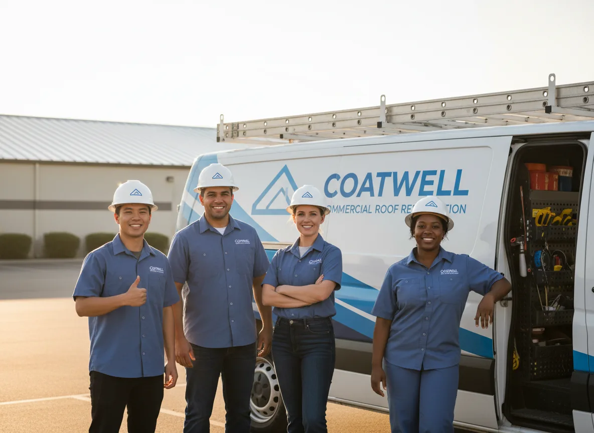 Commercial roof coating company in Villas, NJ